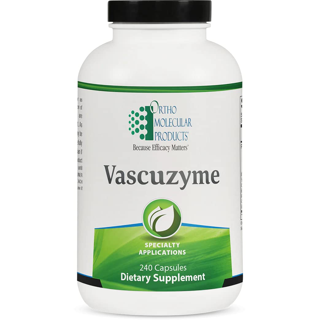 Ortho Molecular Vascuzyme 240 Capsules