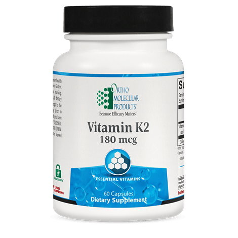 Ortho Molecular Vitamin K2 180 mcg 60 Vcaps