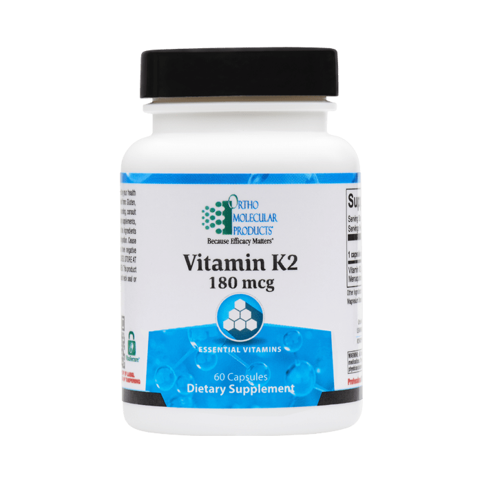 Ortho Molecular Vitamin K2 180 mcg 60 Vcaps