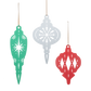 Oversized Retro Hanging Metal Ornaments | 3 Colors