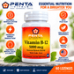Penta Vitals Vitamin B-12 5000 mcg with Folic Acid – 60 Lozenges