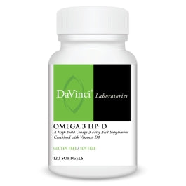 DAVINCI Labs Omega 3 HP-D - Gluten-Free - 60 Softgels