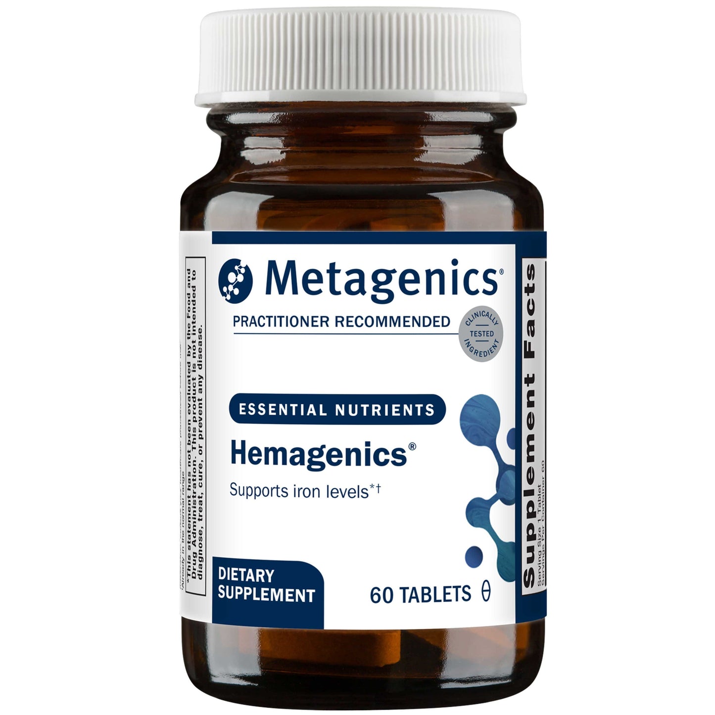 Metagenics Hemagenics Supplement - 180 Count
