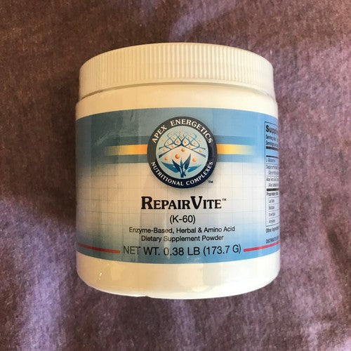 Apex Energetics K-60 REPAIRVITE (173g) Enzyme-Based Herbal & Amino Acid