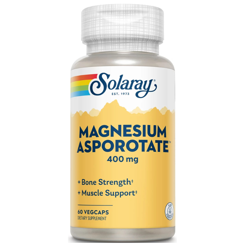 Solaray Magnesium Asporotate Supplement - 60 Count