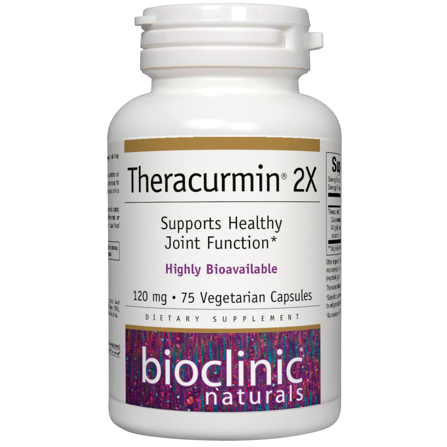 Bioclinic Naturals Theracurmin 2x 120mg 75 Vcaps
