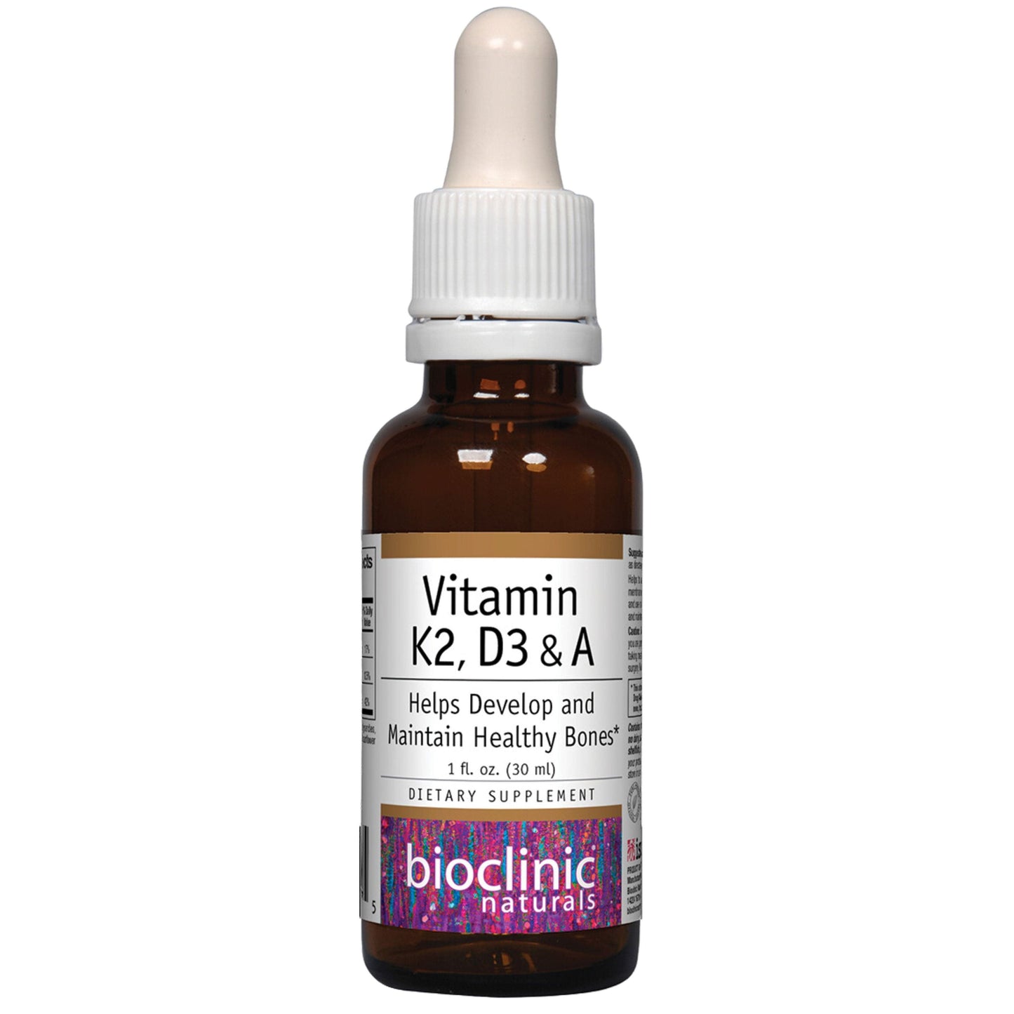 Bioclinic Naturals Vitamin K2, D3 & A 1oz