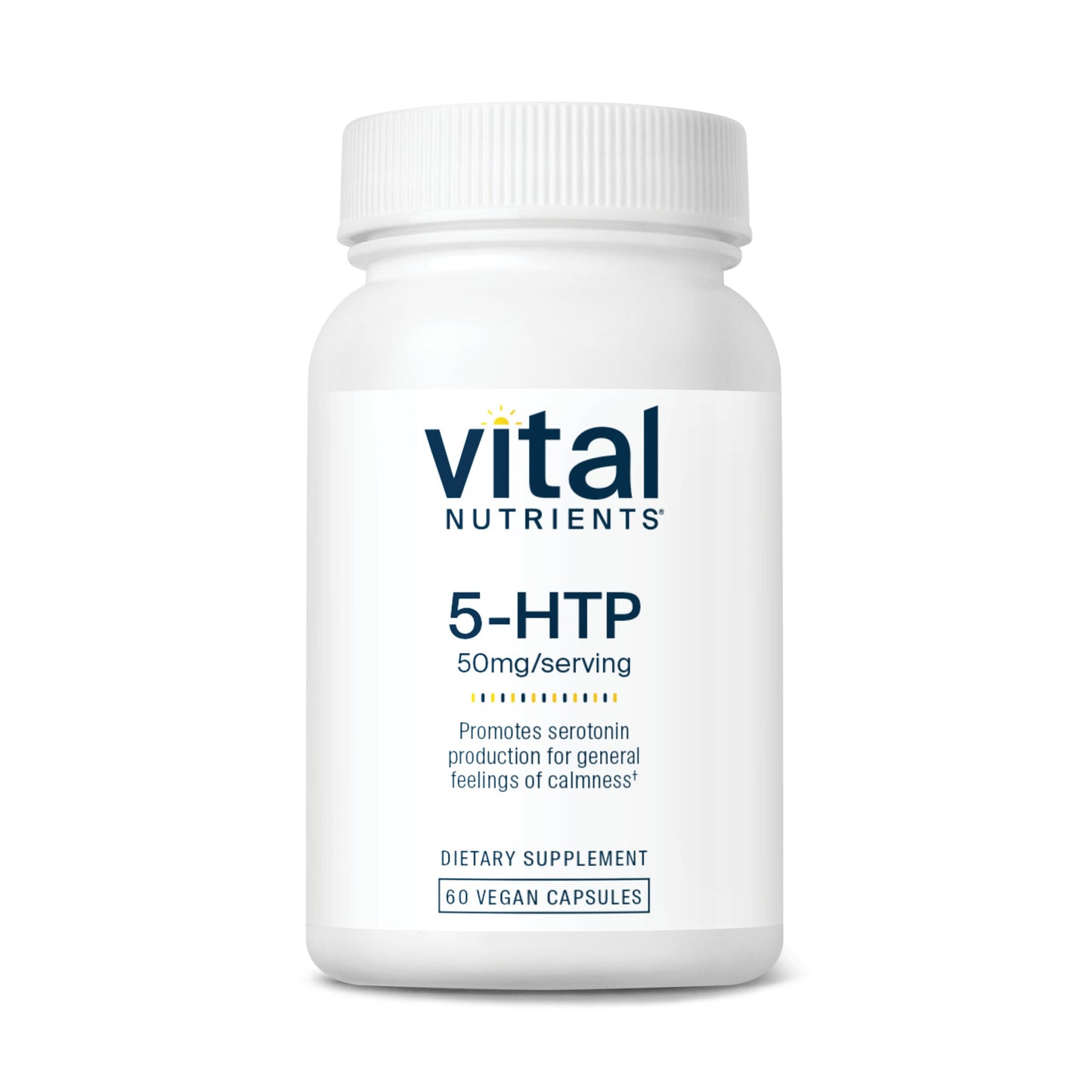 Vital Nutrients 5HTP 50mg 60 Vcaps