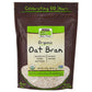 Now Real Food Oat Bran Organic 14oz - 5951