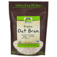 Now Real Food Oat Bran Organic 14oz - 5951 - 4 Pack