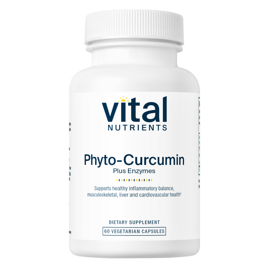 Vital Nutrients Phyto-Curcumin Plus Enzymes 60 Vcaps