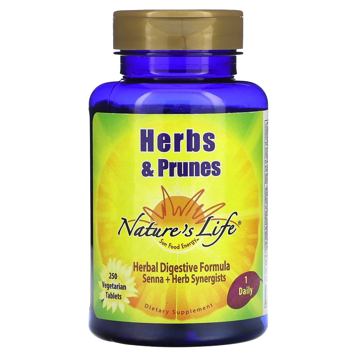 Nature's Life Herbs & Prunes 100 Vtabs PN