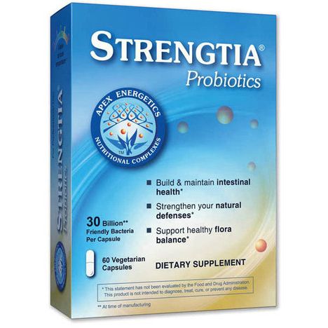 Apex Energetic Strengtia Probiotic 60 Capsules - K61