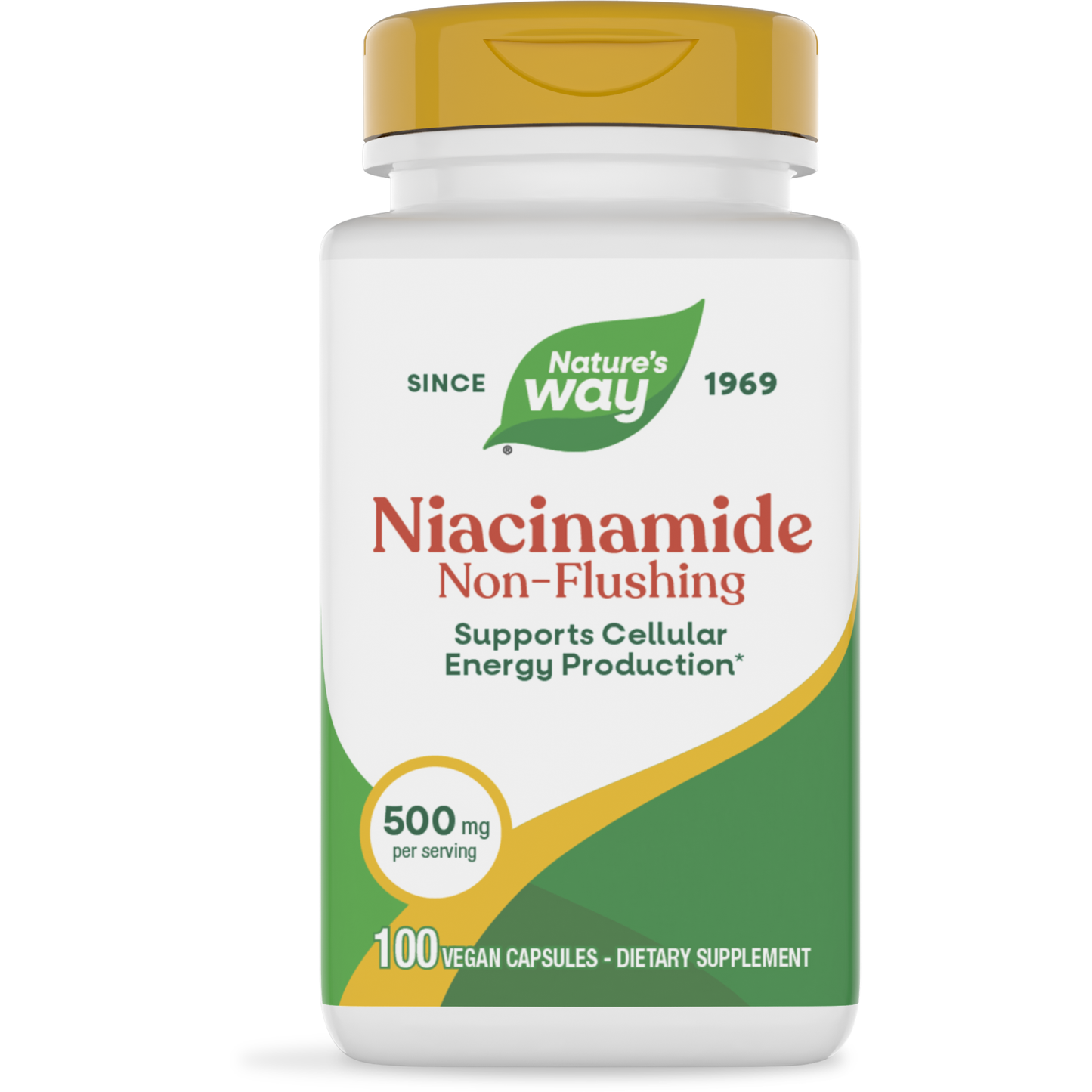 Nature's Life Niacinamide 500 mg 100 Tablets - 2 Pack