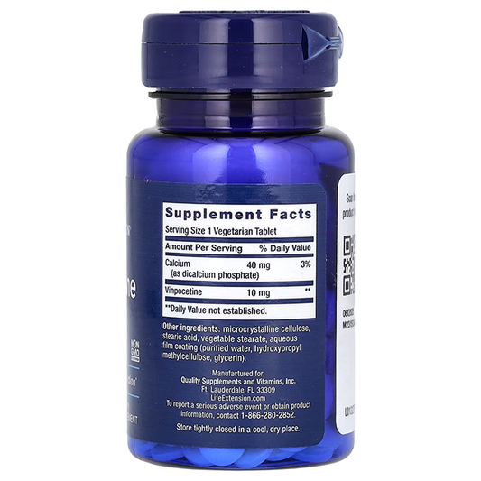 Life Extension Vinpocetine 10 mg 100 Tablets