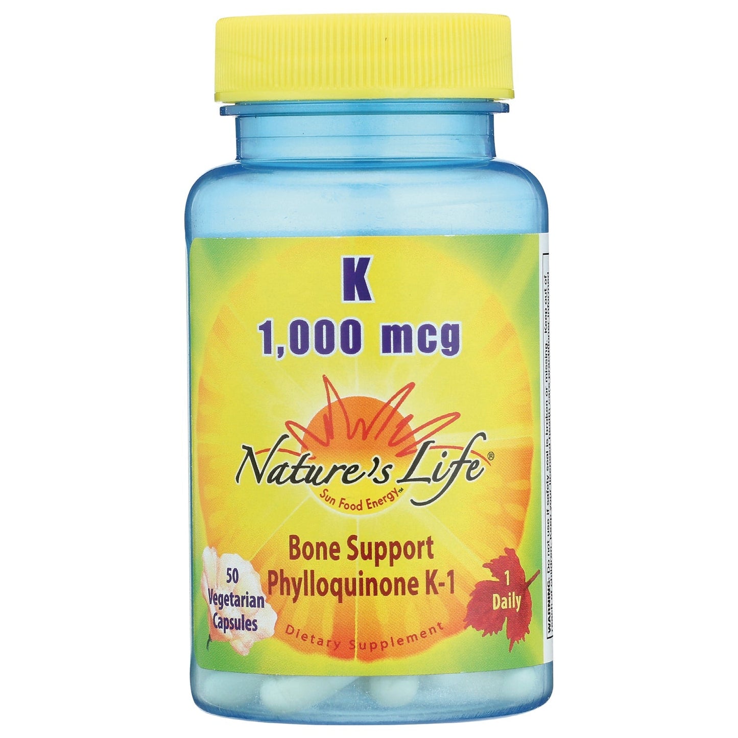 Nature's Life Vitamin K 1000 mcg 50 Vcaps