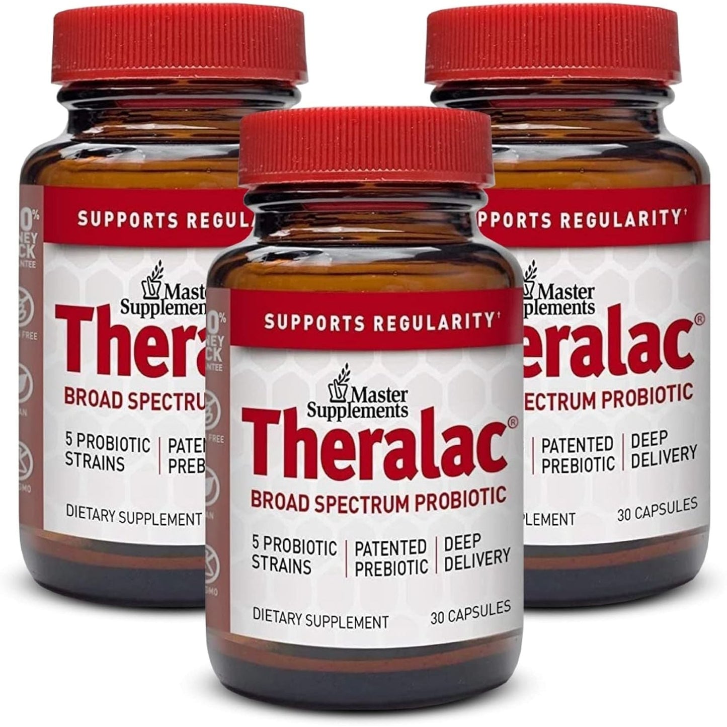 Master Supplements Theralac 30 Capsules - 3 Pack