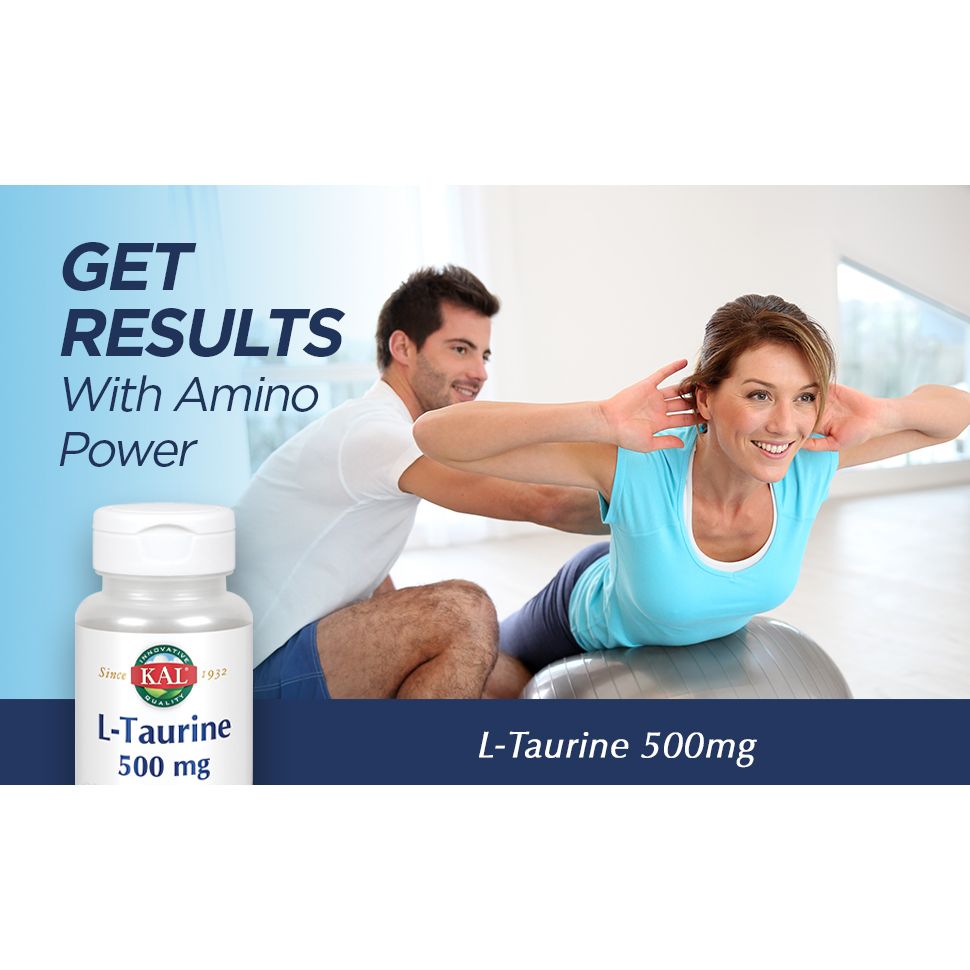 Kal - L-Taurine 500 mg. - 60 Tablets