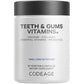 Codeage - Teeth & Gums Vitamins + Oral Probiotics Mouth Care Supplement - 90 Capsules