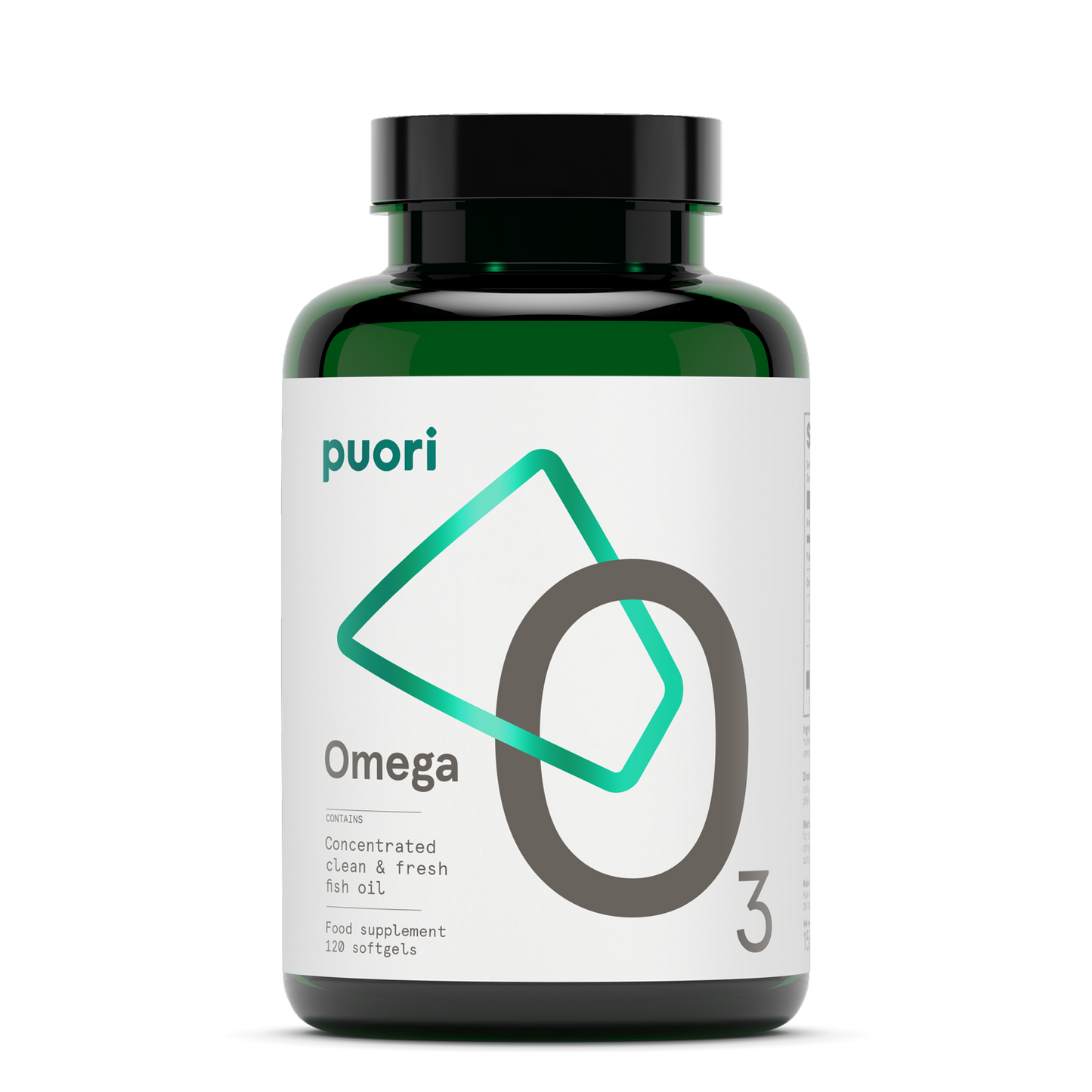 Puori - O3 Ultra Pure Omega-3 Fish Oil 2000 mg. - 120 Softgels