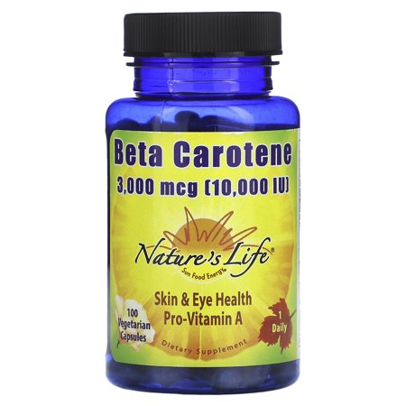 Nature's Life Beta Carotene 10,000 IU 100 Softgels PN
