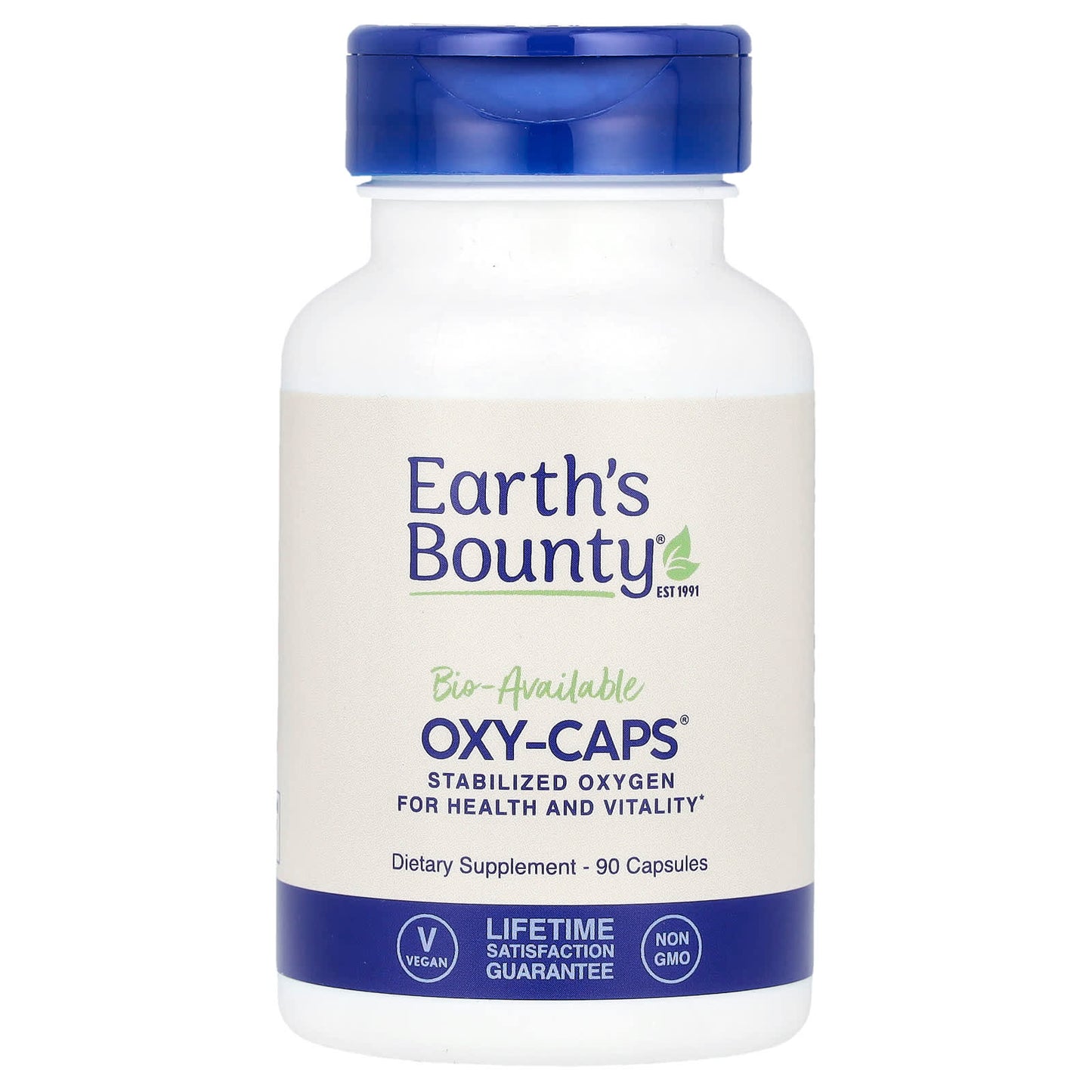 Earth's Bounty - Oxy-Caps Oxygen Supplement 375 mg. - 90 Capsules