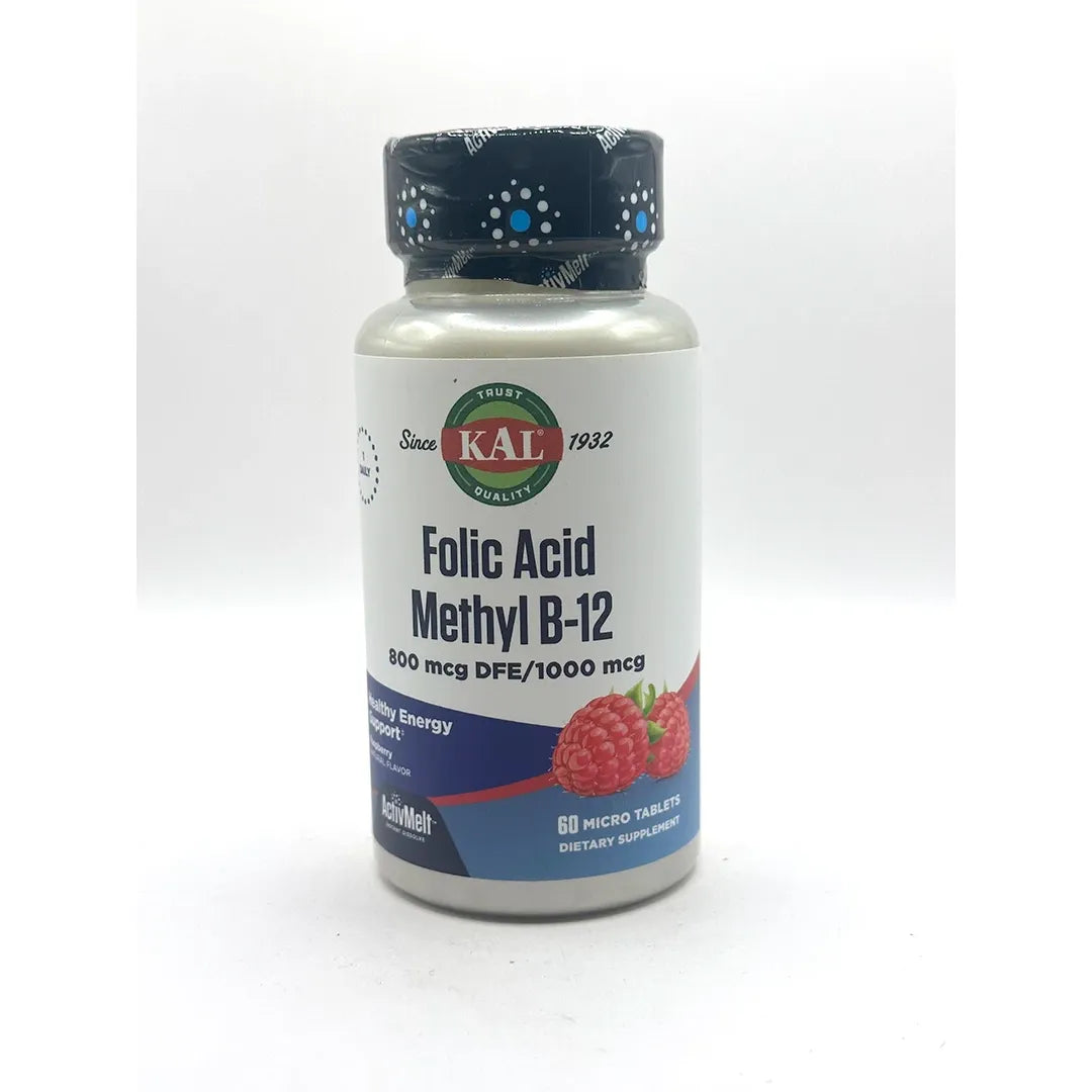 KAL Folic Acid Methyl B-12 60 Micro Tablets