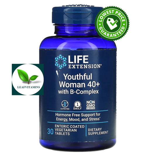 Life Extension Youthful Woman 40+ with B-Complex 30 Tablets