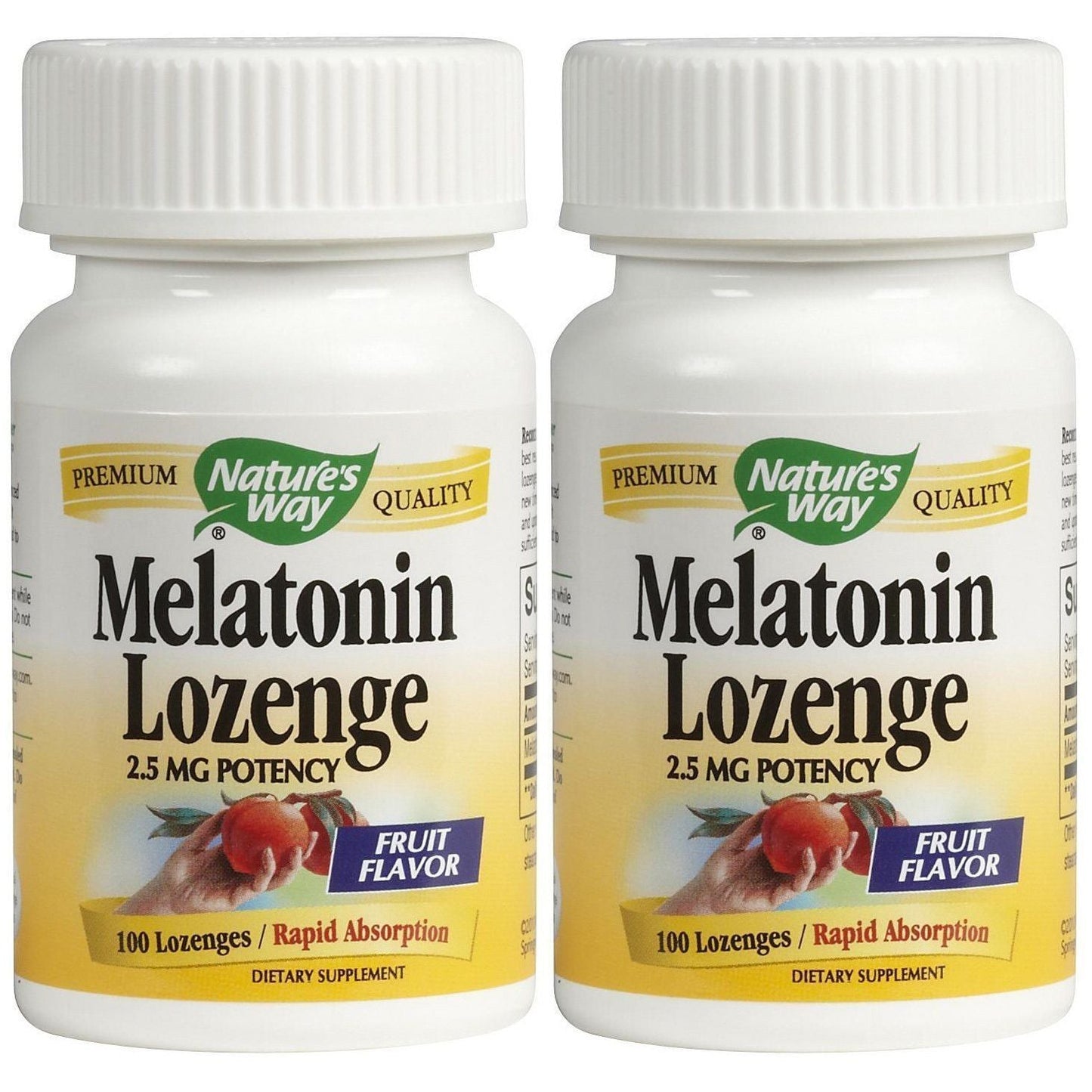 Nature's Way Melatonin 2.5 mg 100 Lozenges - 2 Pack