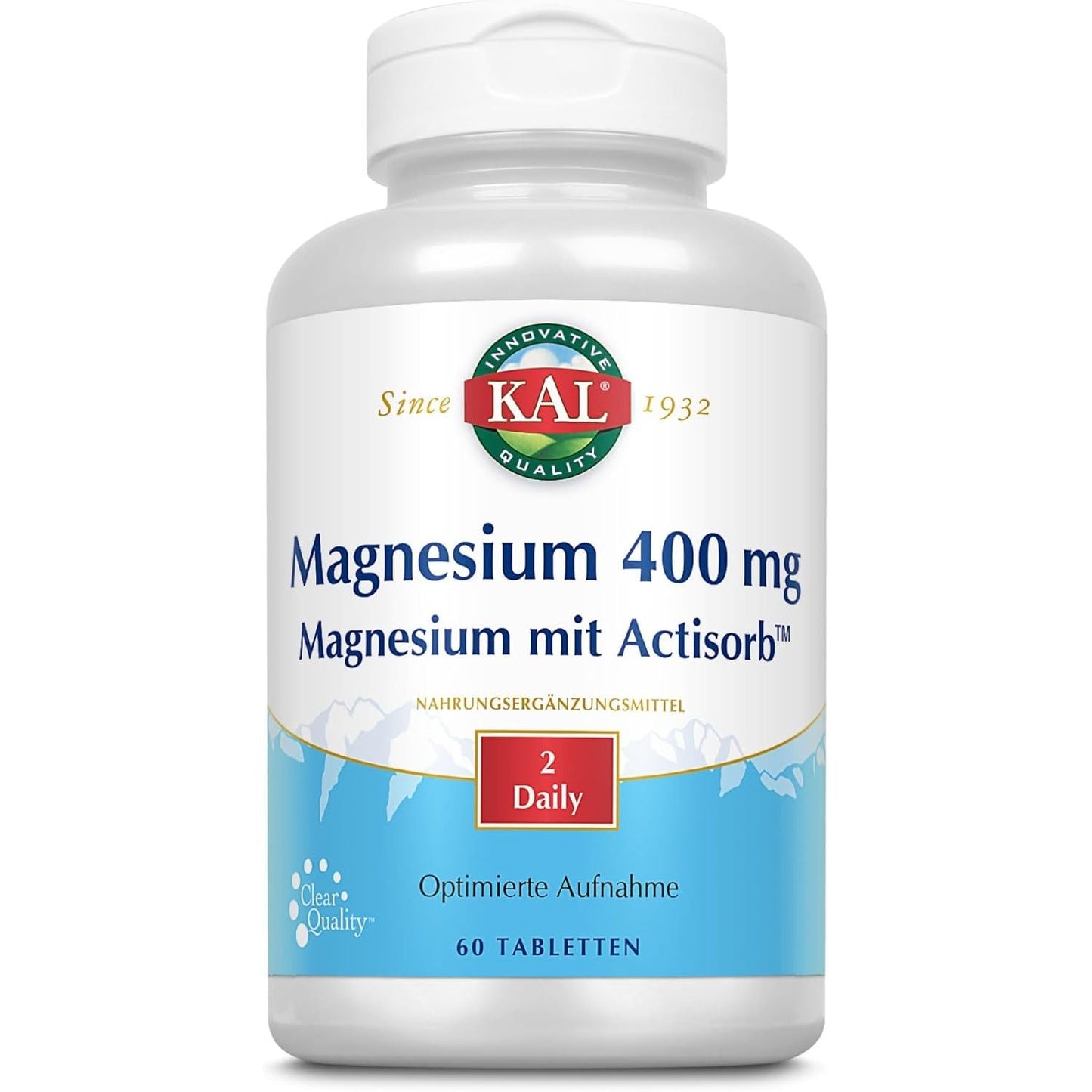 KAL Magnesium 400 mg ActiSorb 60 Tablets