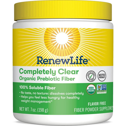 Renew Life Adult Completely Clear Organic Prebiotic Fiber - 7 oz