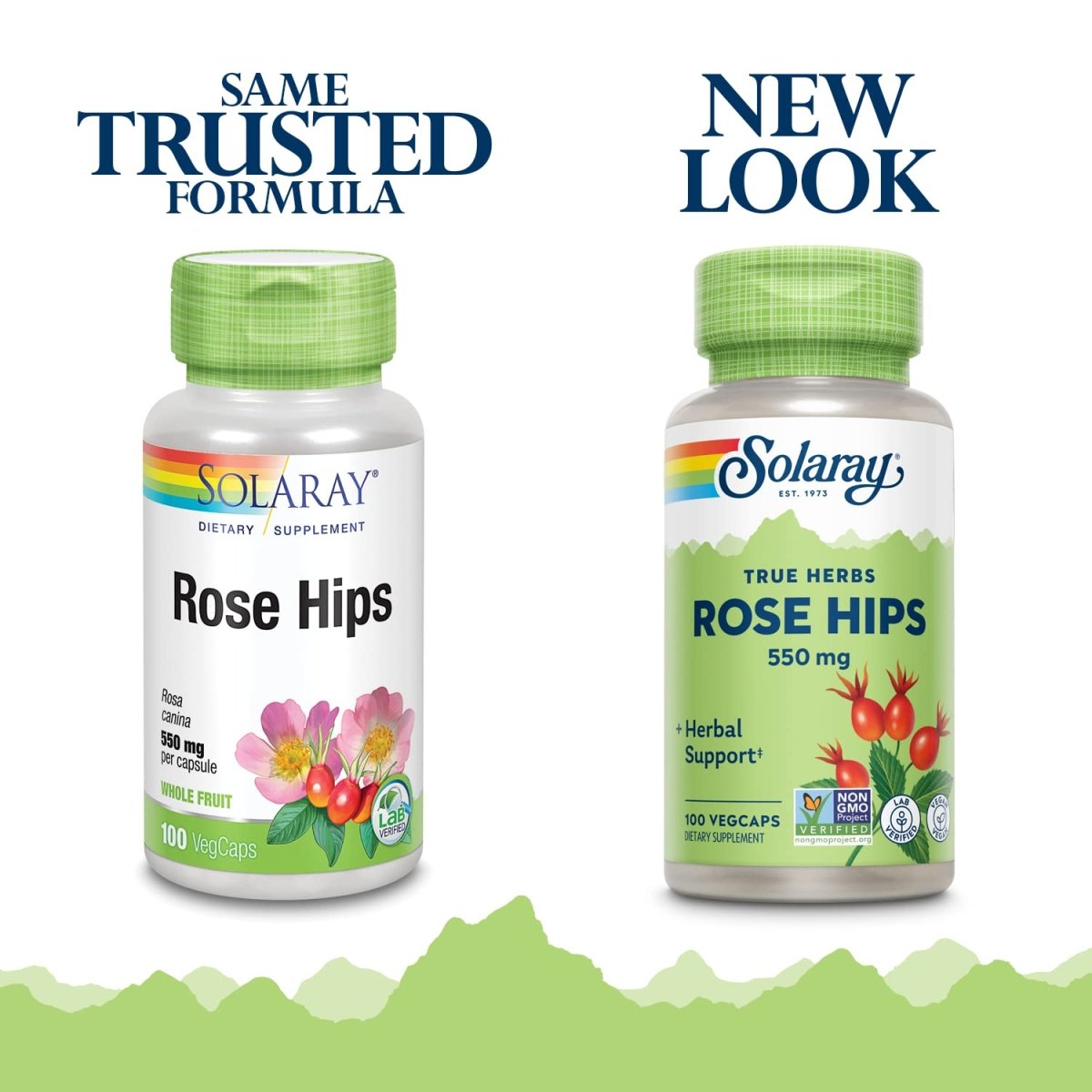 Rose Hips 550mg Solaray 100 VCaps