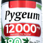Pygeum 12,000mg | 180 Caps | No Preservatives | Prostate & Urinary Health