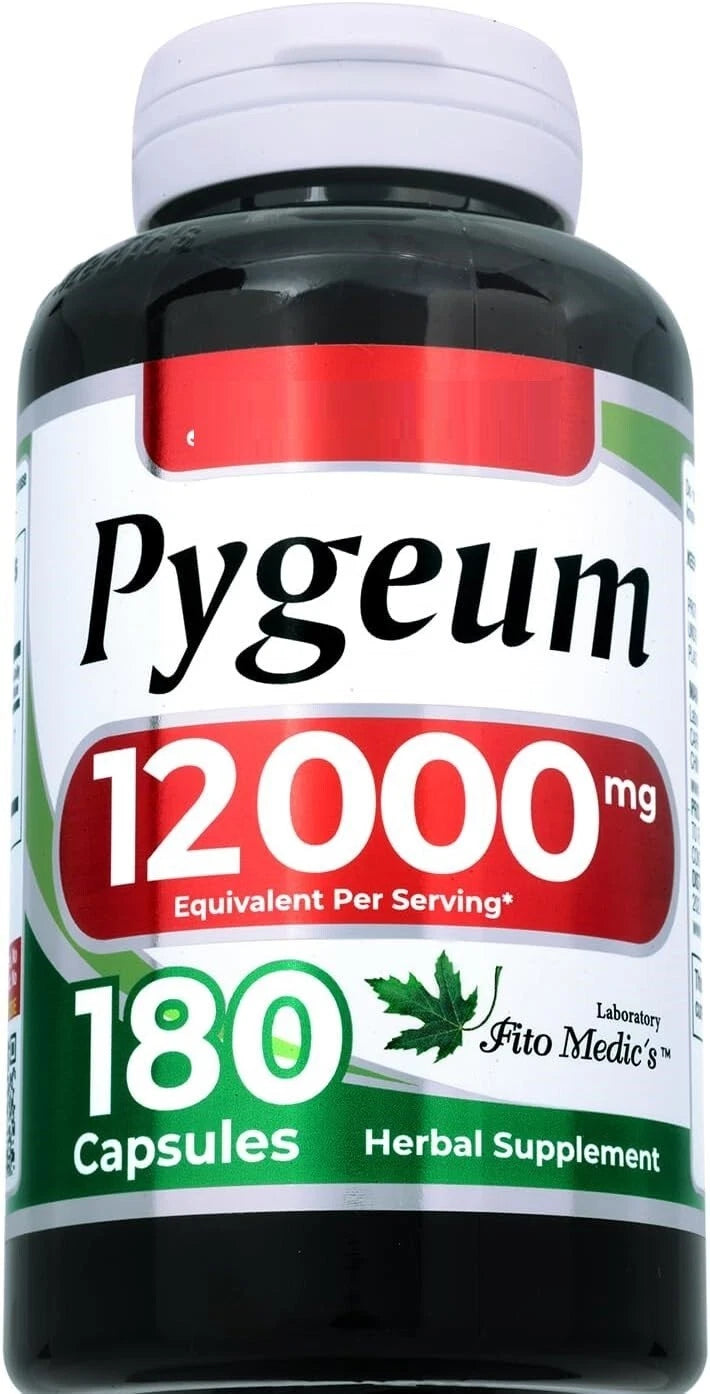 Pygeum 12,000mg | 180 Caps | No Preservatives | Prostate & Urinary Health