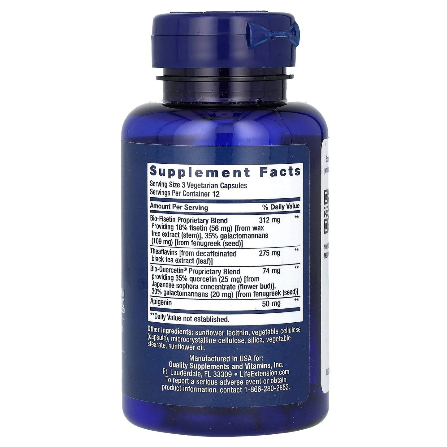 Life Extension Senolytic Activator 36 Caps + Autophagy Renew 30 Caps | Longevity Bundle | Quercetin Fisetin Luteolin