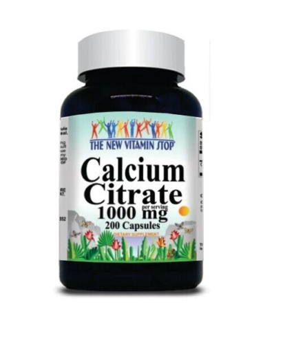 Calcium Citrate 1000mg 200caps