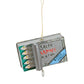 Salty Sardines Glass Ornament