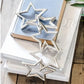 Silver Star Cut-Out Aluminum Chain Garland
