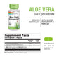 Solaray Aloe Vera Gel Concentrate - Antioxidant Support & Digestive Health - 2000 mg Equivalent - 100 VegCaps