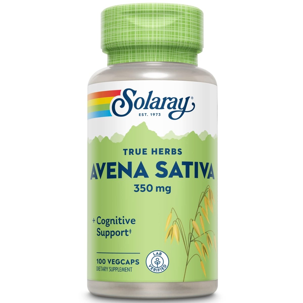 SOLARAY Avena Sativa, 350 mg 100 Count