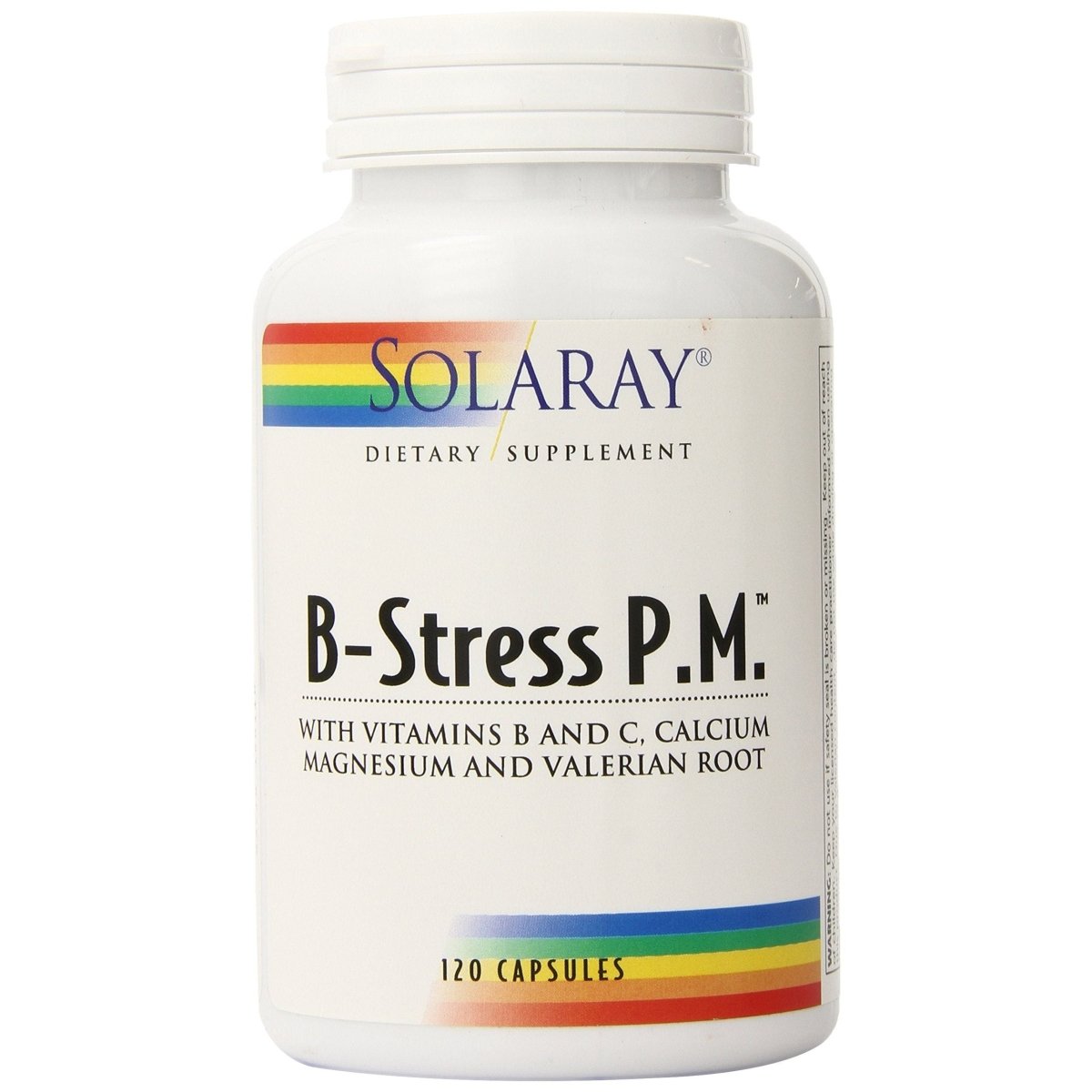 Solaray B-Stress PM Supplement 120 Capsules