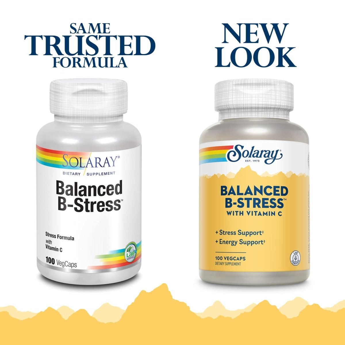 Solaray B-Stress Supplement 100 Count
