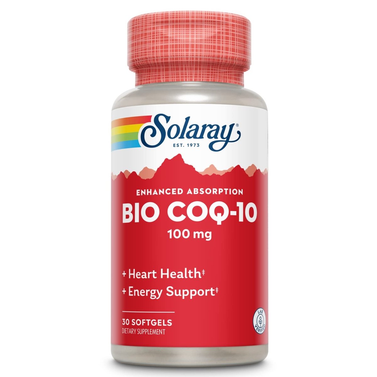 SOLARAY Bio CoQ-10 100 mg Healthy Heart & Cellular Energy Support (30 CT)