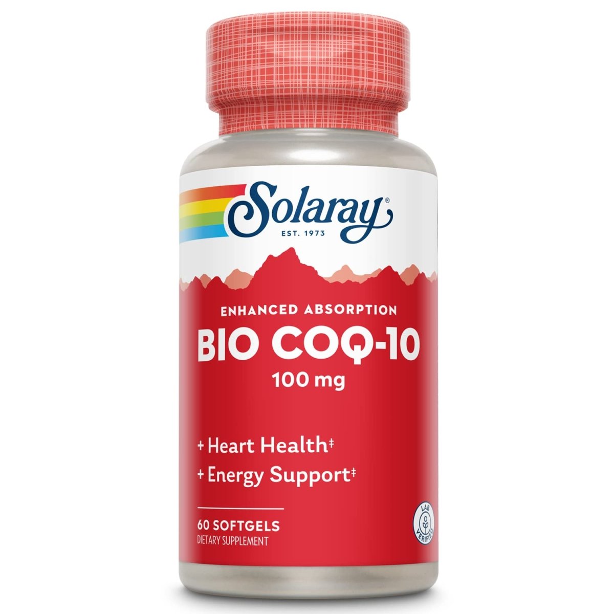 SOLARAY Bio CoQ-10 100 mg Healthy Heart & Cellular Energy Support (60 CT)