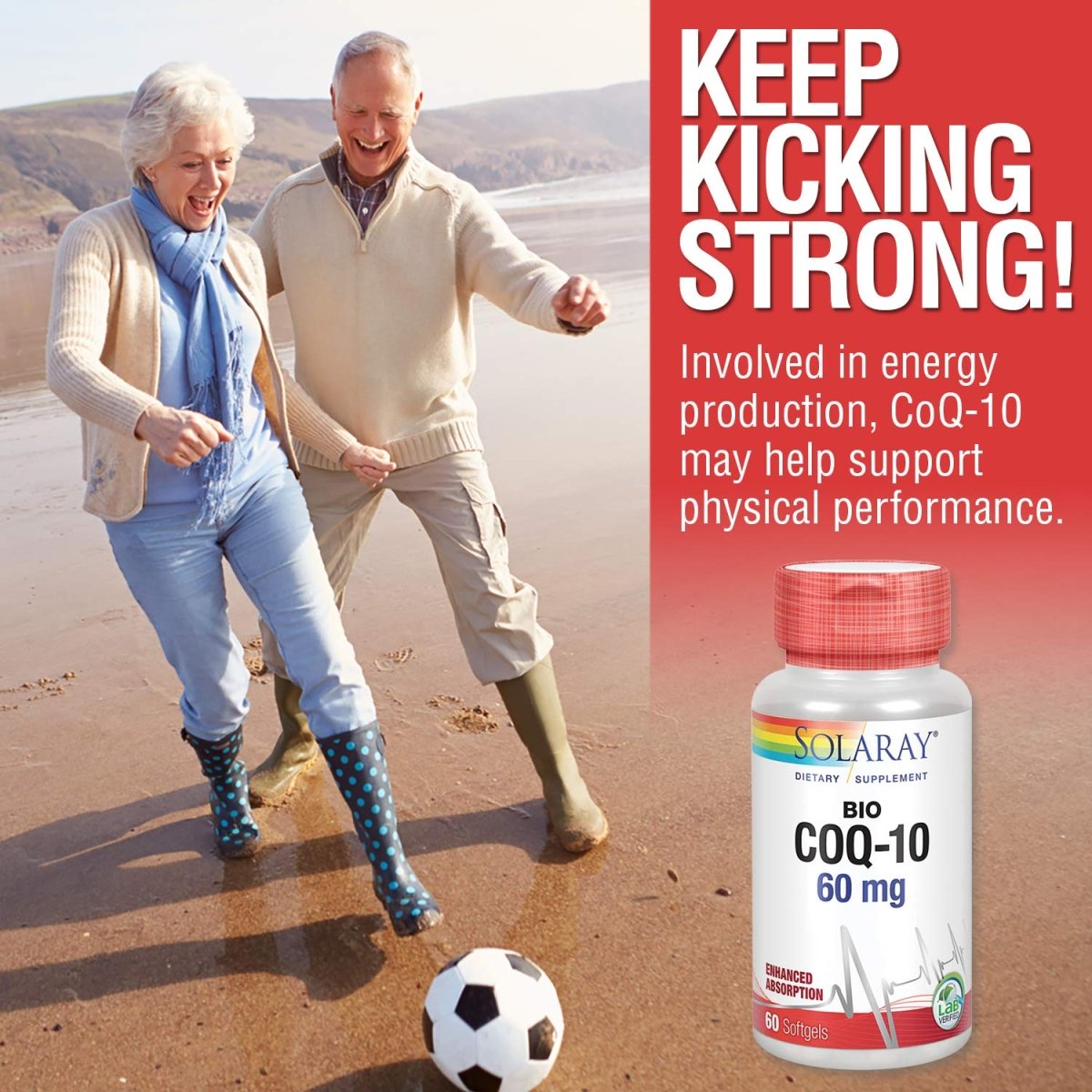 Solaray Bio CoQ-10 60 mg - 60 Softgels