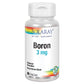 Solaray Biocitrate Boron Supplement, 3mg, 60 Count