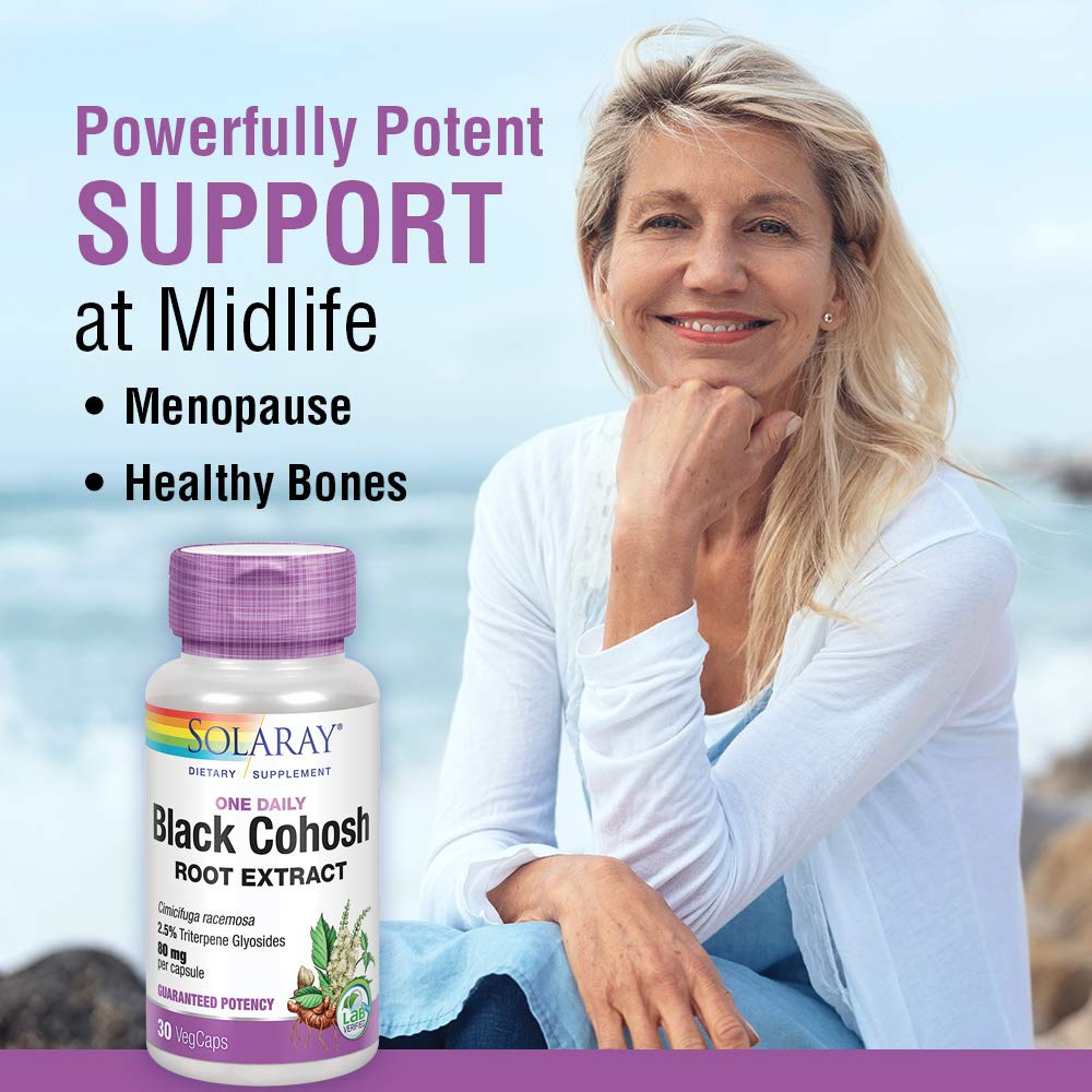 Solaray Black Cohosh Root Extract 80 mg 30 VegCaps
