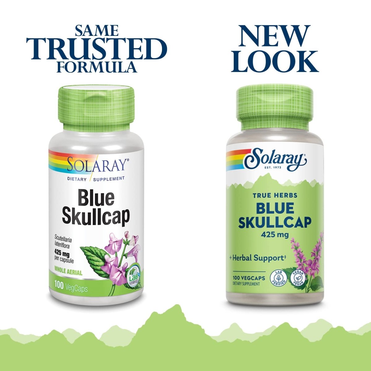 Solaray Blue Skullcap 425mg 100 VegCaps