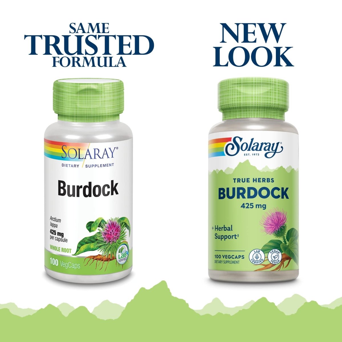 SOLARAY Burdock Root 425 mg 100 VegCaps