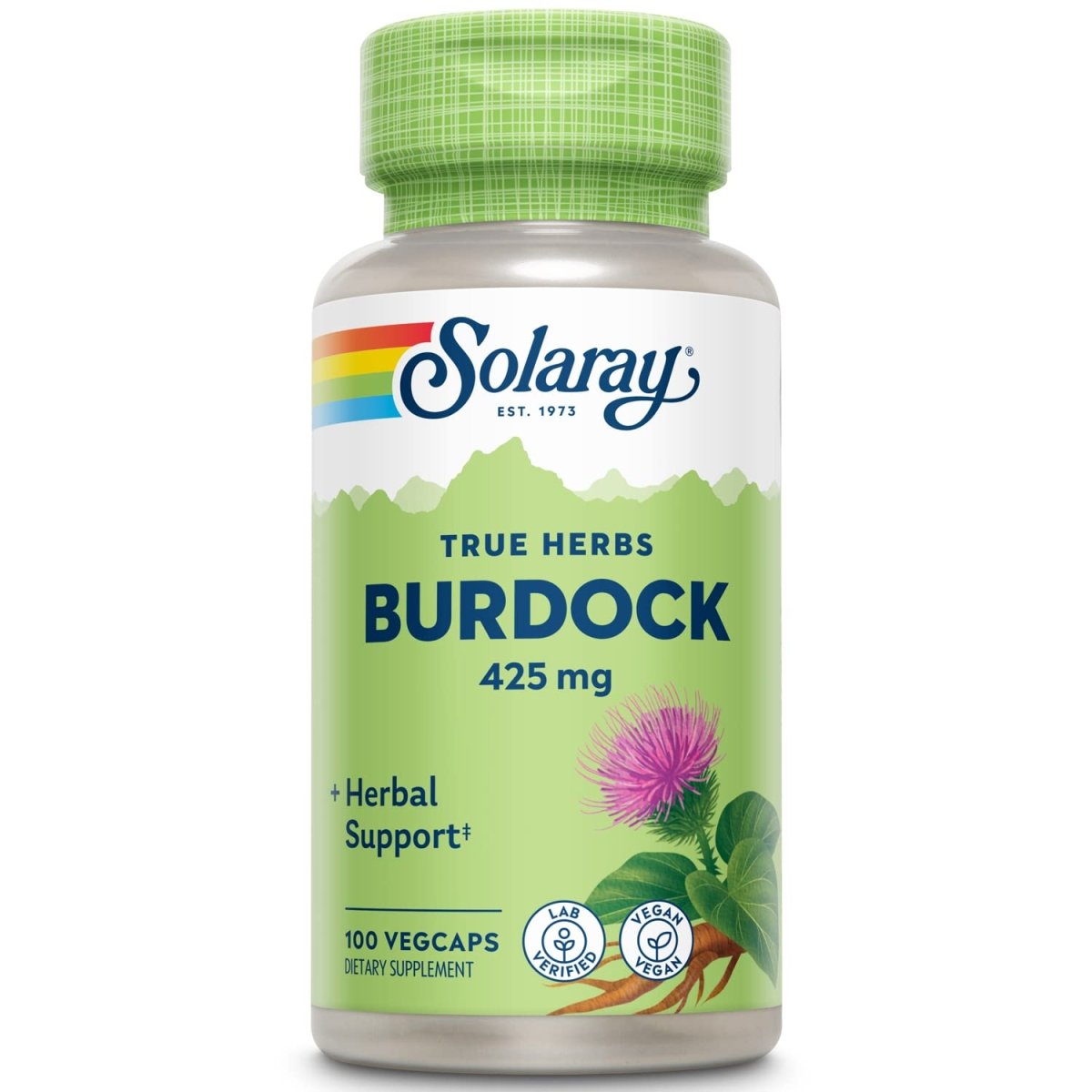SOLARAY Burdock Root 425 mg 100 VegCaps